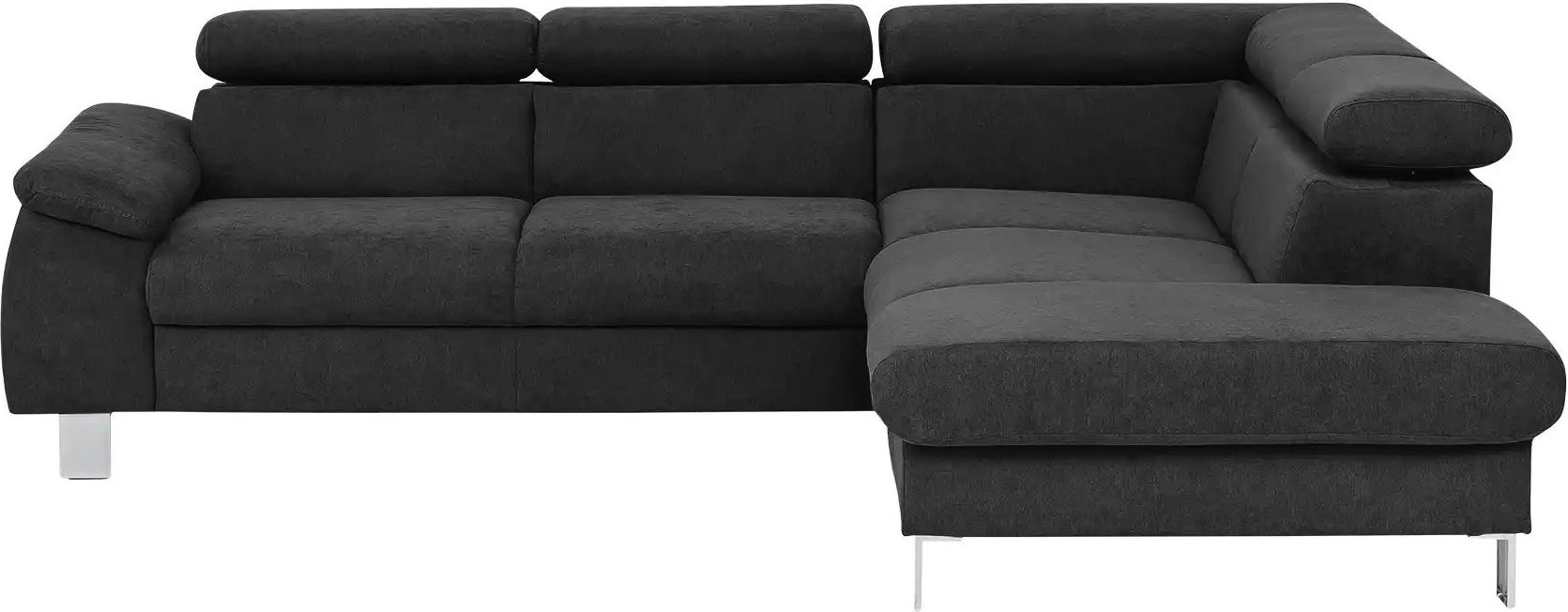 uno Ecksofa  Micky ¦ schwarz ¦ Maße (cm): B: 249 H: 72 T: 207.0 Polstermöbel > Sofas > Ecksofas - Höffner