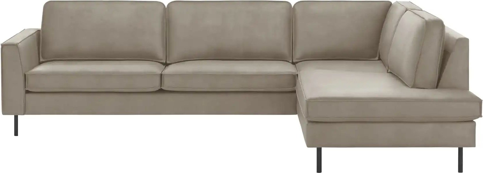 SOHO Ecksofa aus recyceltem Leder Skaisa ¦ grau ¦ Maße (cm): B: 296 H: 85 T: 217.0 Polstermöbel > Sofas > Ecksofas - Höf...