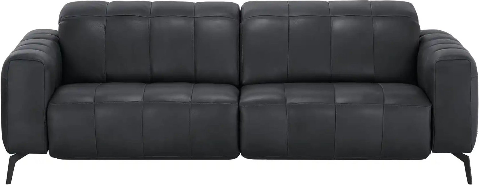 Natuzzi Editions Ledersofa mit Kopfteilverstellung Portento ¦ schwarz ¦ Maße (cm): B: 230 H: 78 T: 109.0 Polstermöbel > ...