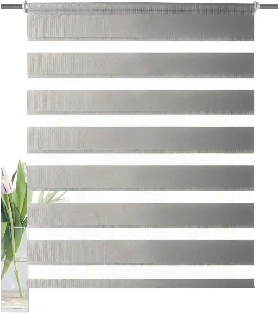 HOME Wohnideen Kettenzugrollo ¦ grau ¦ Maße (cm): B: 100 Gardinen & Rollos > Rollos & Jalousien > Seitenzugrollos - Hö...