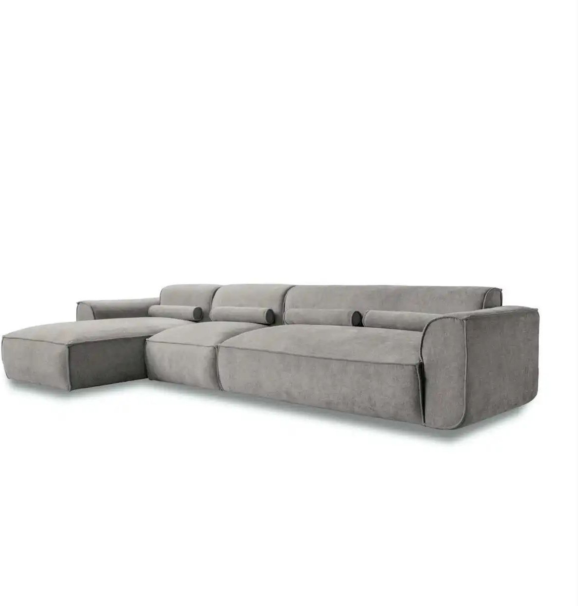 Miuform Ecksofa modular Flex Felix ¦ grau ¦ Maße (cm): B: 340 H: 70 Polstermöbel > Sofas > Ecksofas - Höffner