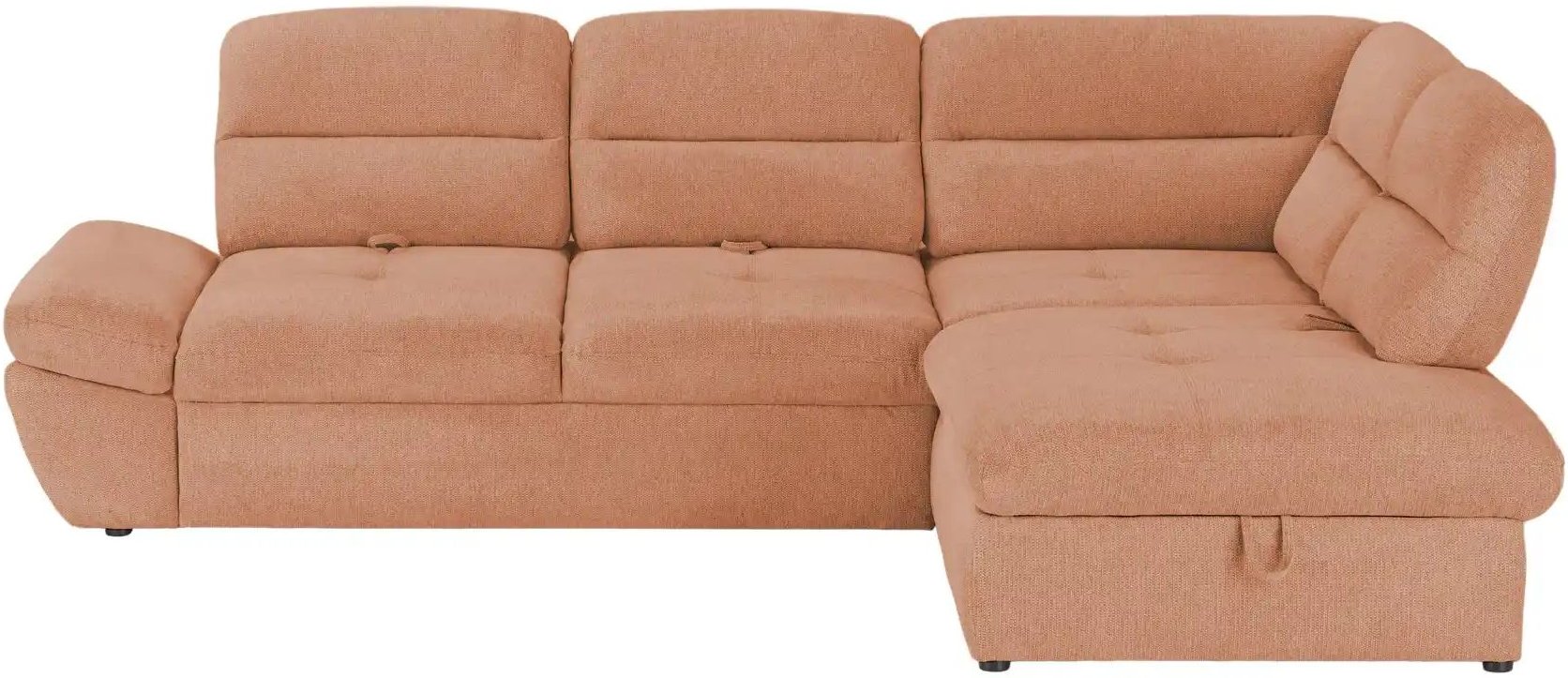 switch Ecksofa Galiano ¦ kupfer ¦ Maße (cm): B: 284 H: 93 T: 218.0 Polstermöbel > Sofas > Ecksofas - Höffner
