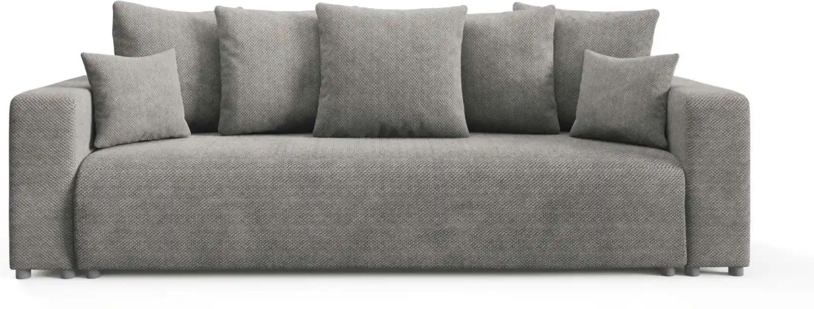 Schlafsofa mit Bettkasten Evora ¦ grau ¦ Maße (cm): B: 247 H: 88 Polstermöbel > Sofas > Einzelsofas - Höffner