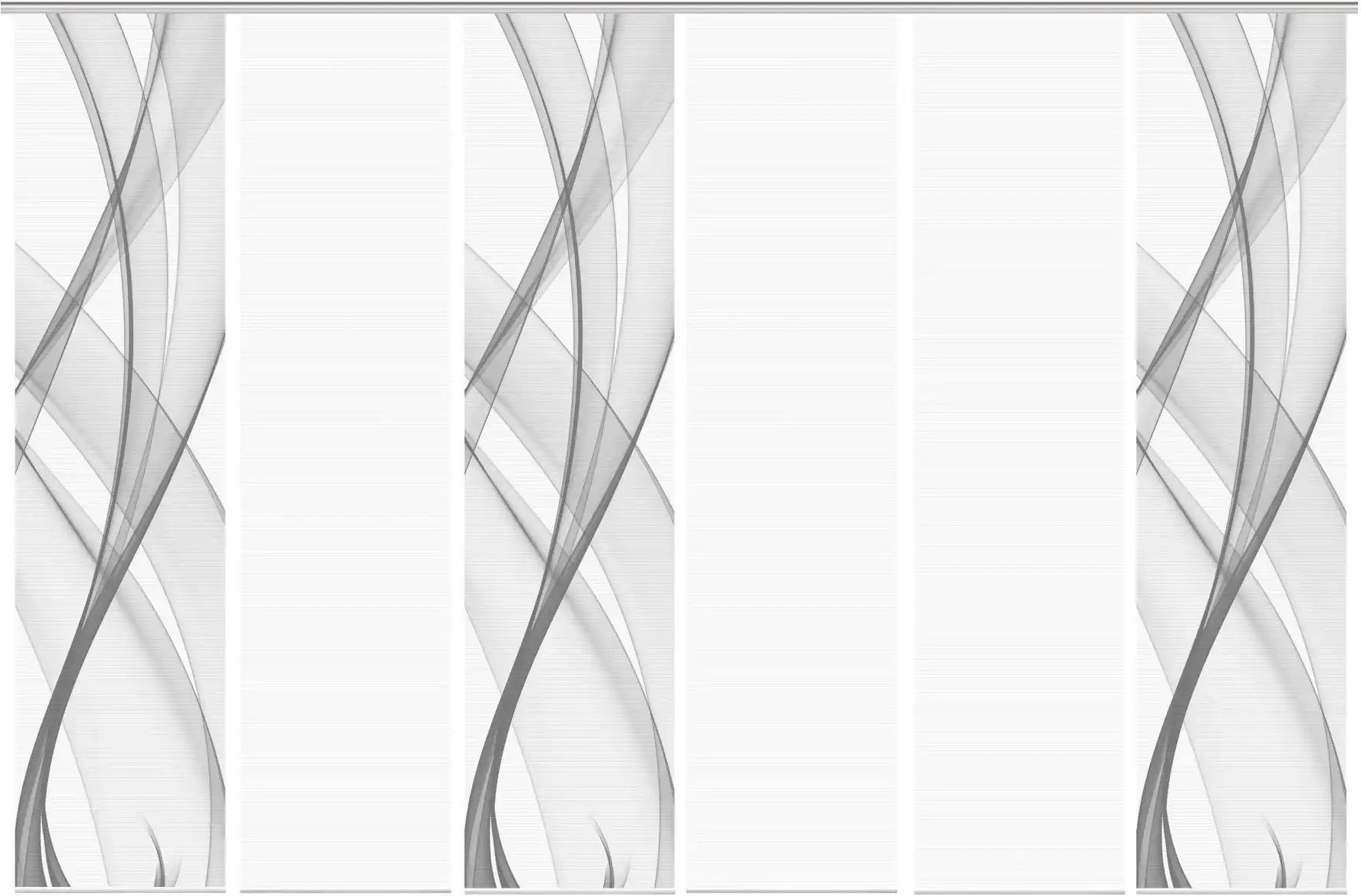 VISION S Schiebevorhang ¦ grau ¦ Synthetik ¦ Maße (cm): B: 60 H: 260 Gardinen & Rollos > Gardinen & Vorhänge > Schiebe...