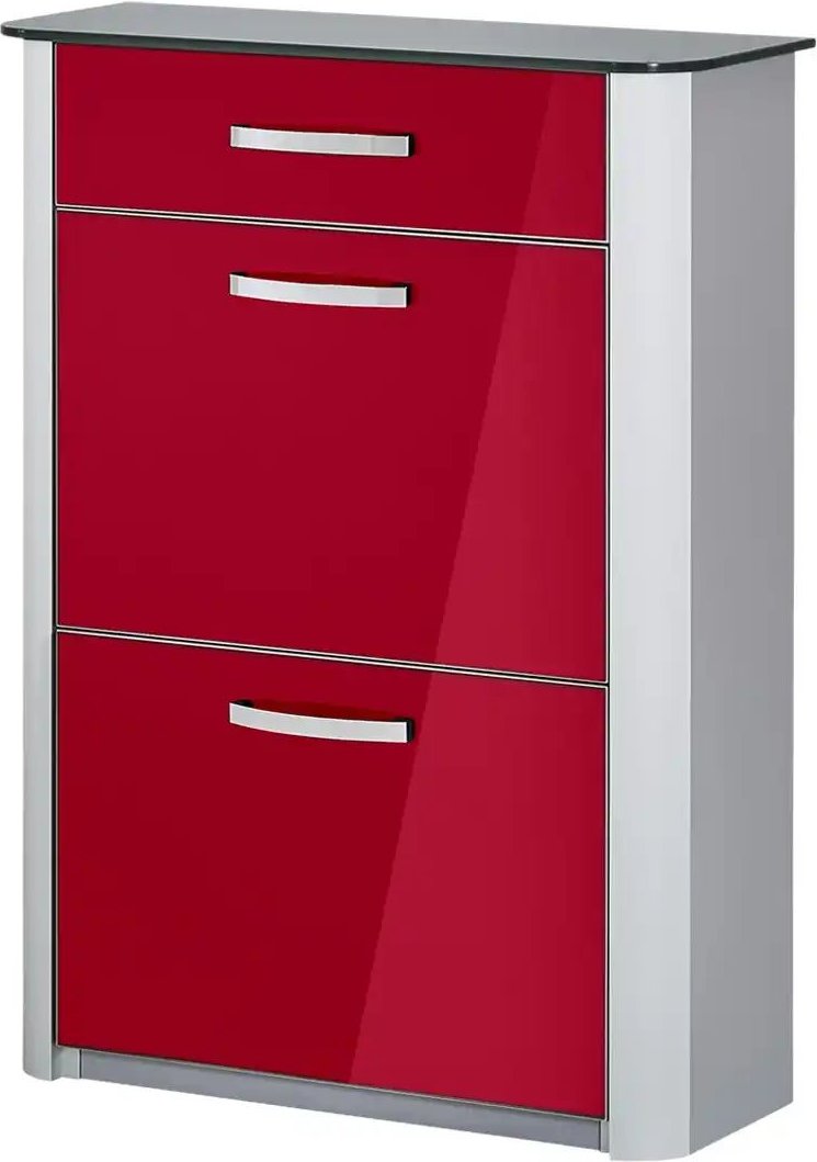 Schuhkipper Juno ¦ rot ¦ Maße (cm): B: 71 H: 97 T: 28.0 Garderoben & Kleiderstangen > Garderoben Schuhschränke - Höffne...