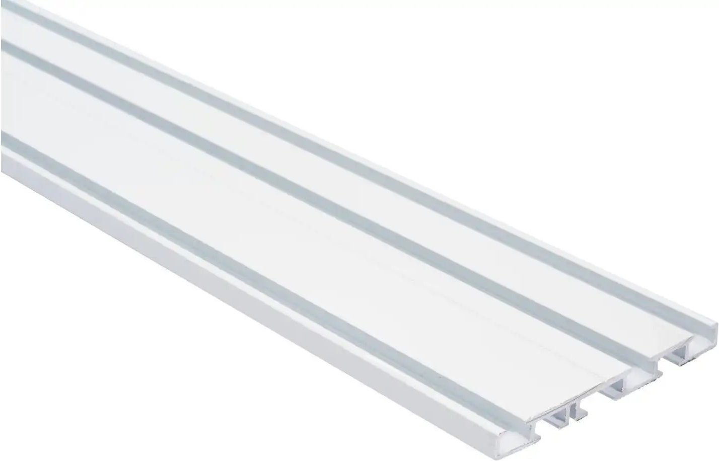 Mydeco Vorhangschiene Level 3-Lauf ¦ weiß ¦ Aluminium ¦ Maße (cm): B: 7,7 H: 0,7 Gardinen & Rollos > Gardinenstangen &...