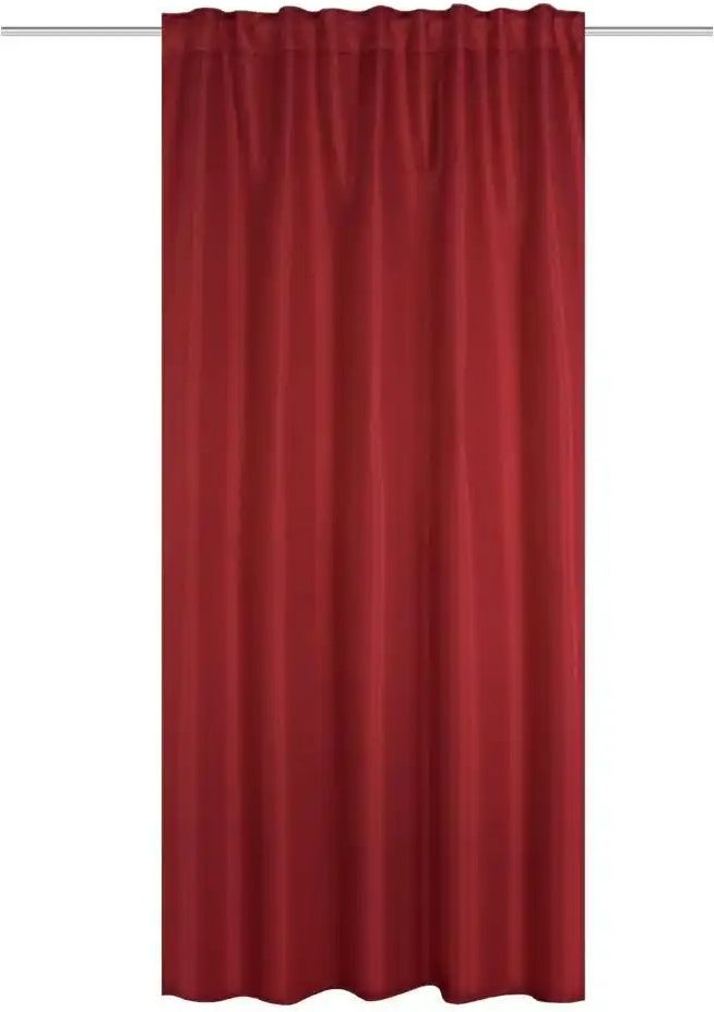 HOMEbasics Verdunklungsschal ¦ rot ¦ Maße (cm): B: 135 Gardinen & Rollos > Gardinen & Vorhänge > Schiebegardinen - Höf...