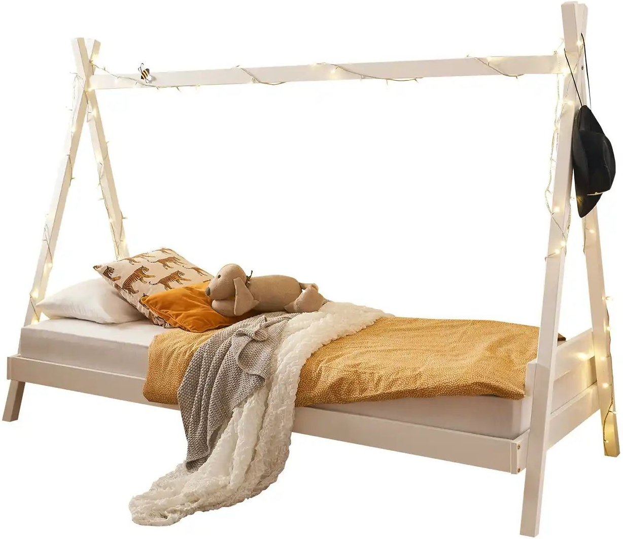 Zeltbett Sora ¦ weiß ¦ Maße (cm): B: 95 H: 213 Betten > Bettgestelle - Höffner