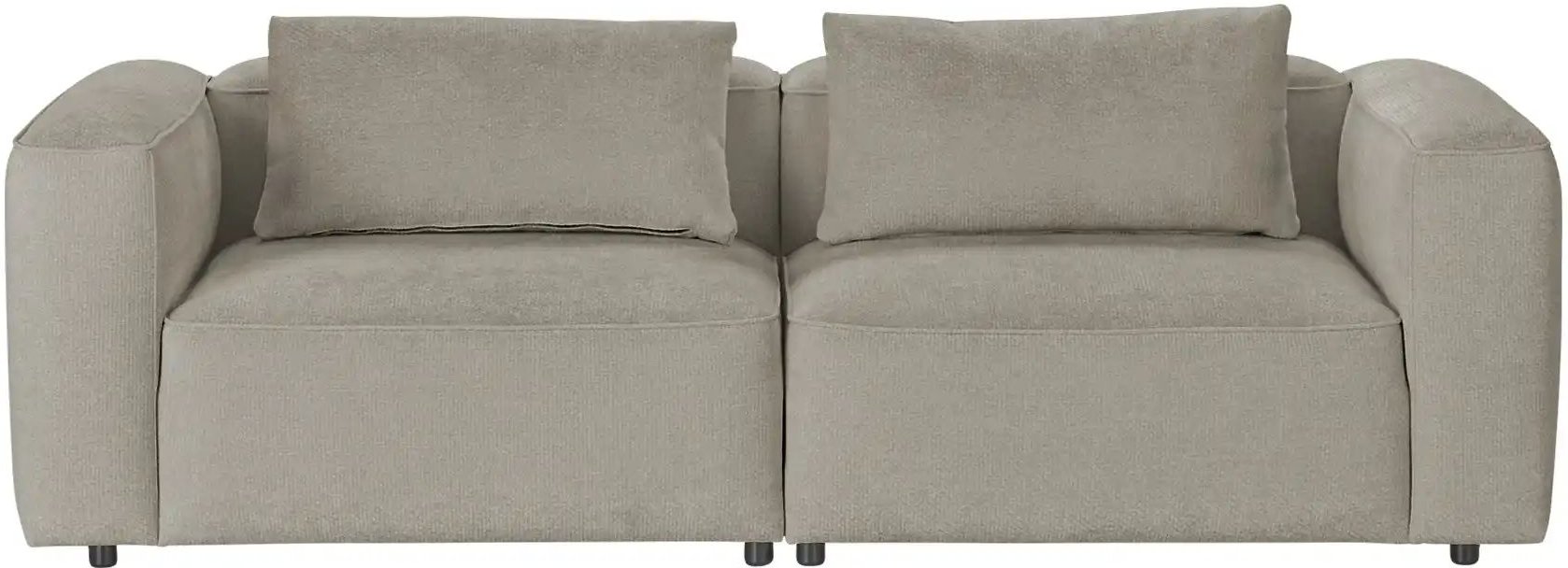 SOHO Big Sofa  Milda ¦ grau ¦ Maße (cm): B: 228 H: 73 T: 106.0 Polstermöbel > Sofas > 2-Sitzer - Höffner