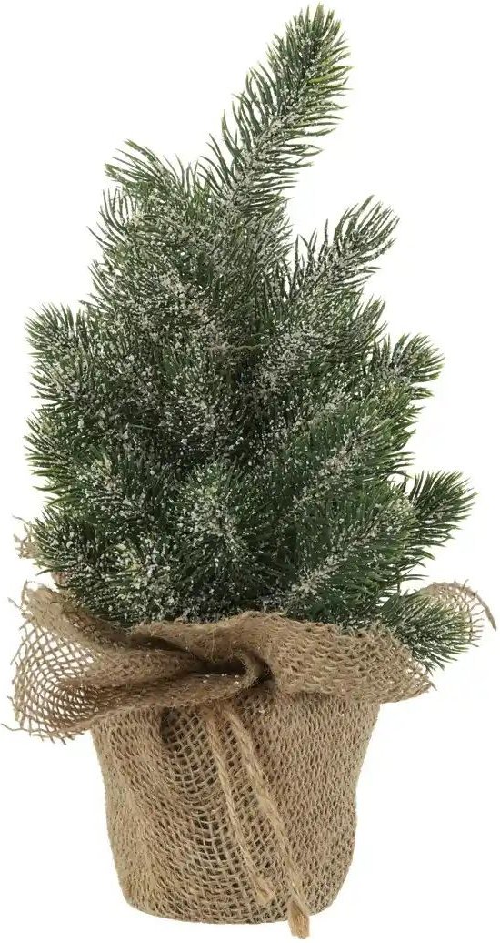 Deko Tanne im Jutesack sortiert ¦ grün ¦ Kunststoff,Naturfaser ¦ Maße (cm): H: 33 Ø: 20 Weihnachten - Höffner