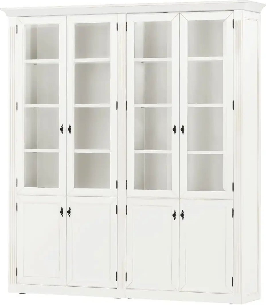 maison bleue Vitrine Petit Chalet ¦ weiß ¦ Maße (cm): B: 208 H: 226 T: 44.0 Schränke > Vitrinen - Höffner