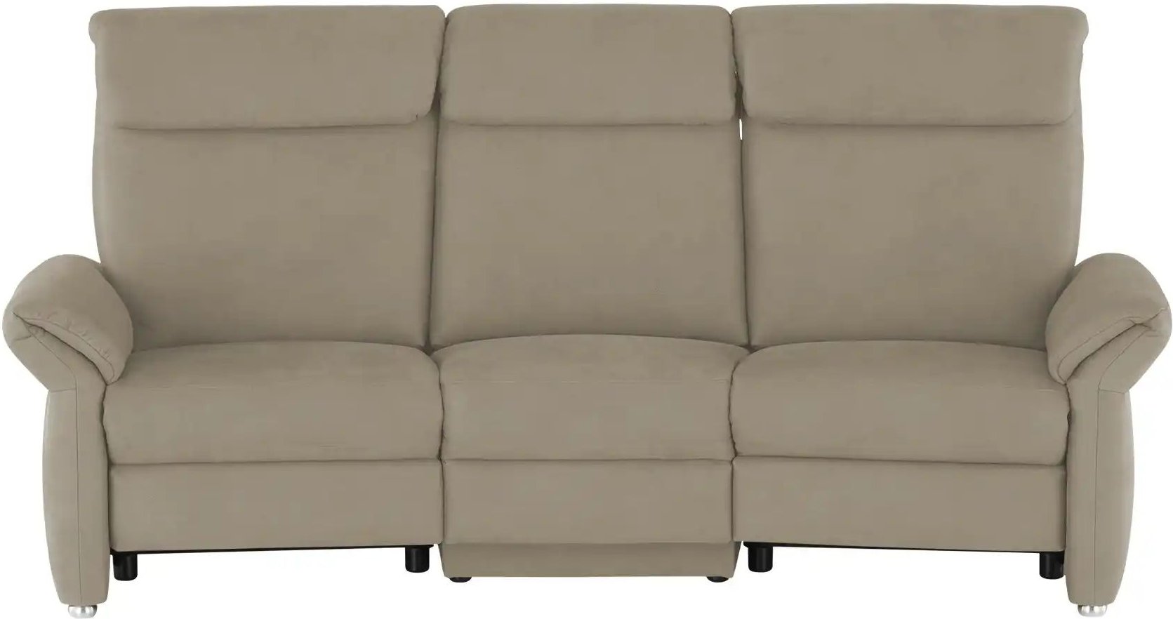 Wohnwert Trapezsofa Melina ¦ grau ¦ Maße (cm): B: 226 H: 107 T: 102.0 Polstermöbel > Sofas > 3-Sitzer - Höffner