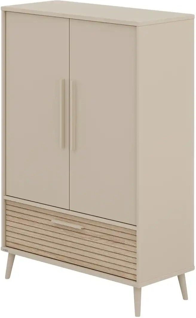 PAIDI Kleiderschrank Tiny Eefje ¦ beige ¦ Maße (cm): B: 94,8 H: 139,2 T: 41.1 Baby > Babymöbel > Babykleiderschränke - ...