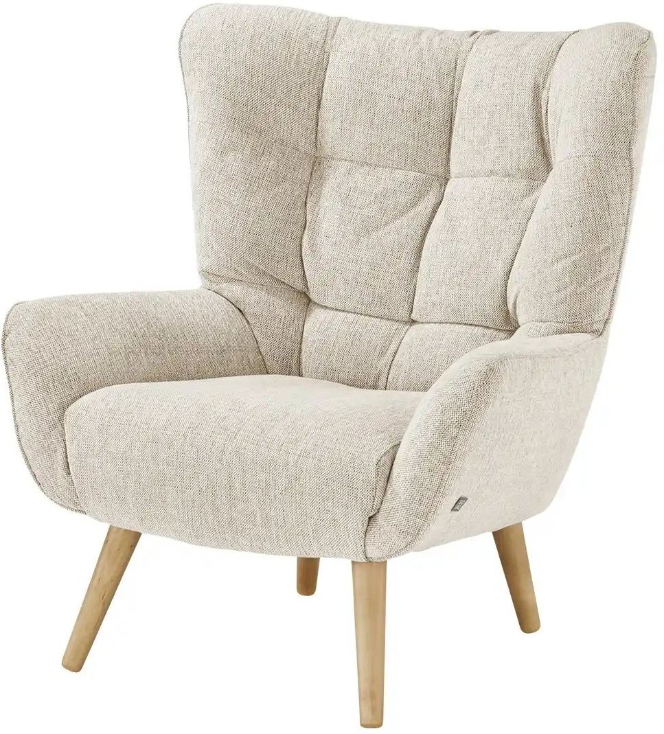 SOHO Polstersessel Jolyn ¦ beige ¦ Maße (cm): B: 87 H: 100 T: 86.0 Polstermöbel > Sessel > Ohrensessel - Höffner