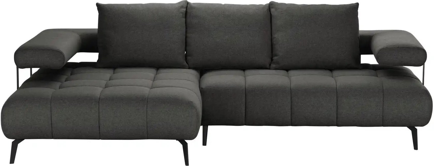Thumbnail - switch Ecksofa Magnetic ¦ schwarz ¦ Maße (cm): B: 266 H: 68,5 T: 180.0 Polstermöbel > Sofas > Ecksofas - Höffner