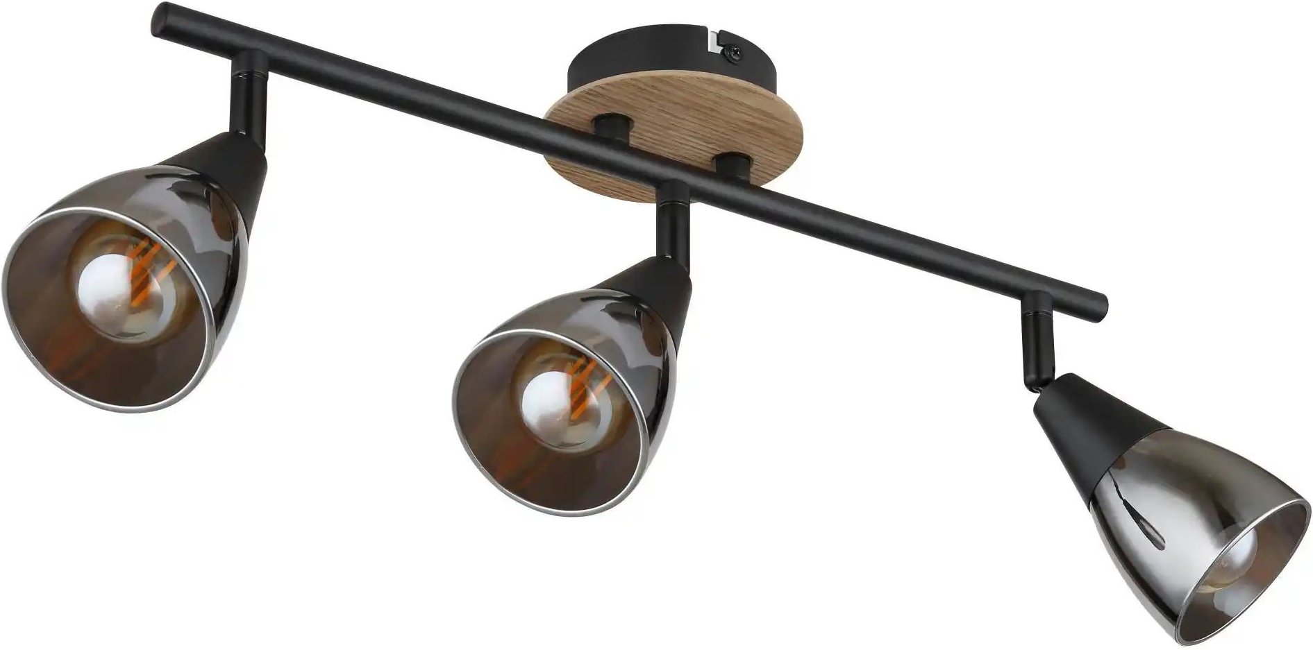 Thumbnail - Globo Lighting Deckenstrahler ¦ schwarz ¦ Maße (cm): B: 42 H: 19,5 T: 10.0 Lampen & Leuchten > LED-Leuchten > LED-Deck...