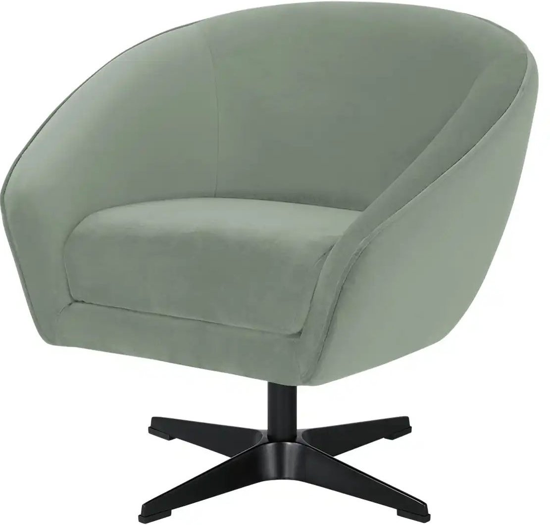 switch Drehsessel Roma Mikrofaser ¦ grün ¦ Maße (cm): B: 80 H: 75 T: 80.0 Polstermöbel > Sessel > Drehsessel - Höffner