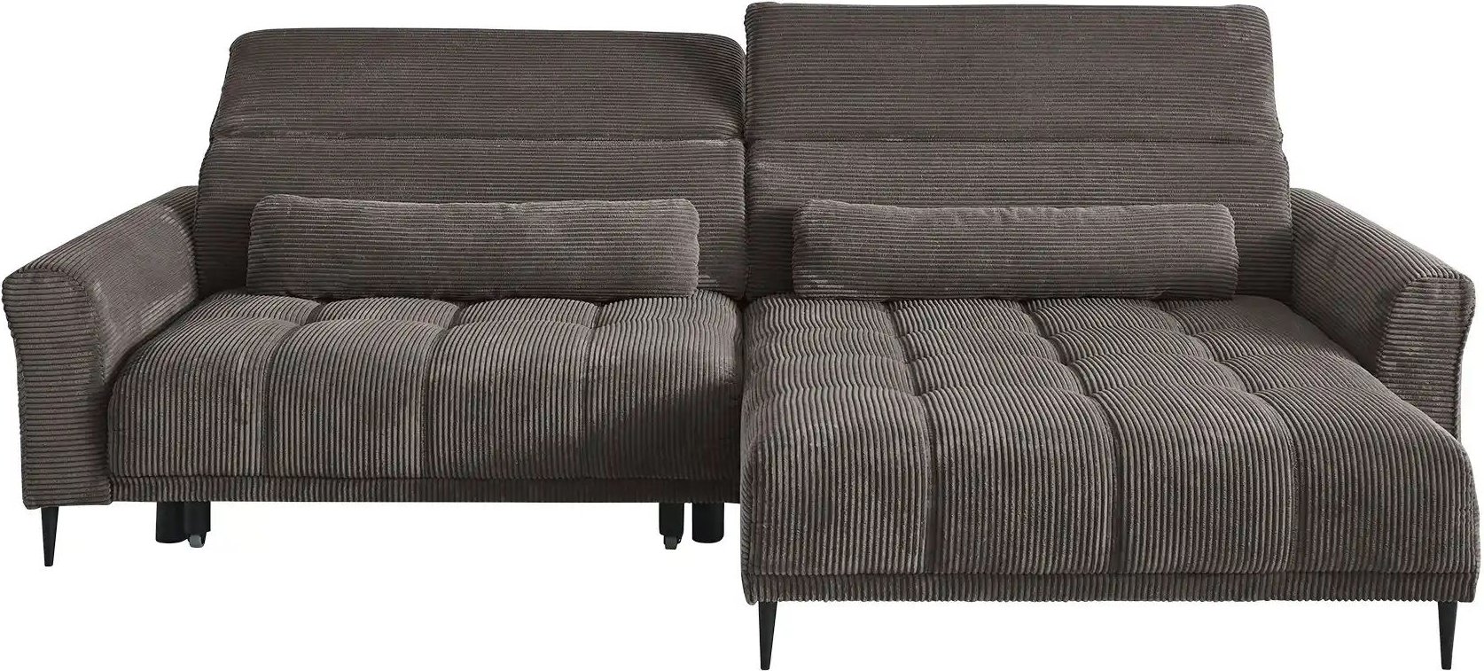 Ecksofa mit elektrischer Sitztiefenverstellung Logan ¦ braun ¦ Maße (cm): B: 277 H: 80 T: 179.0 Polstermöbel > Sofas > 3...