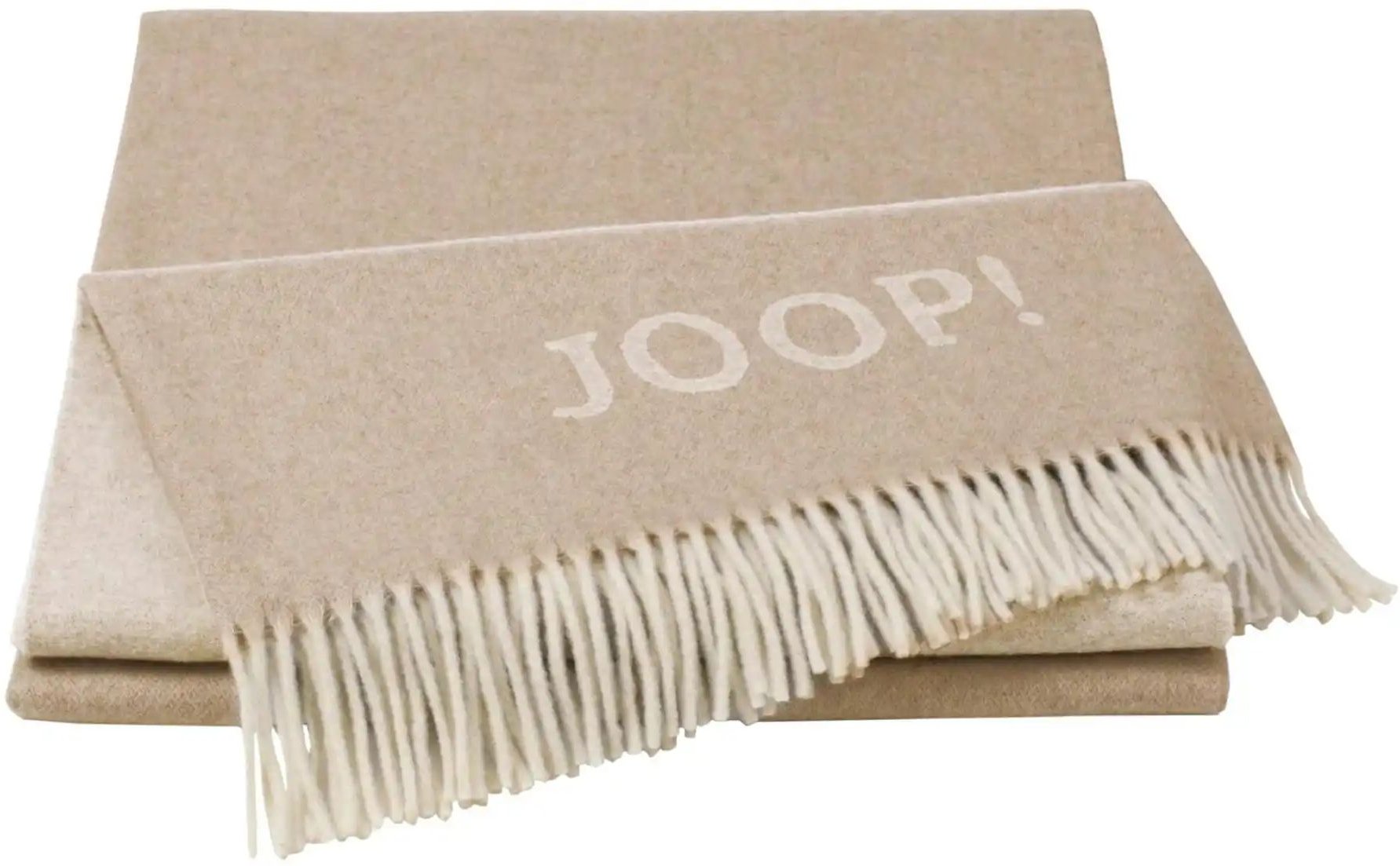 JOOP! Plaid Fine Doubleface ¦ beige ¦ Wollmix ¦ Maße (cm): B: 130 H: 1 Dekokissen & Decken > Kuscheldecken & Wohndecke...