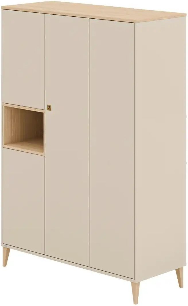 PAIDI Kleiderschrank Mila & Ben ¦ beige ¦ Maße (cm): B: 141,2 H: 205,8 T: 58.2 Schränke > Kleiderschränke > Drehtürensc...