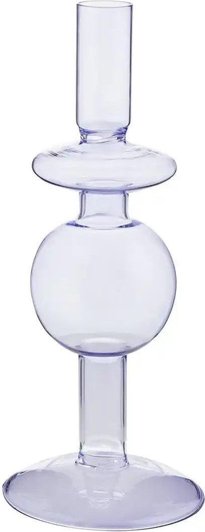 HOME STORY Kerzenhalter ¦ blau ¦ Glas ¦ Maße (cm): H: 20 Ø: 9 Accessoires > Kerzen & Kerzenständer > Kerzenständer - ...
