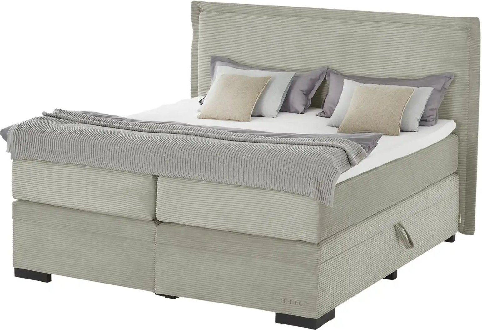 Jette Home Boxspringbett mit Bettkasten Adapt ¦ beige ¦ Maße (cm): B: 202 H: 132 Betten > Boxspringbetten - Höffner