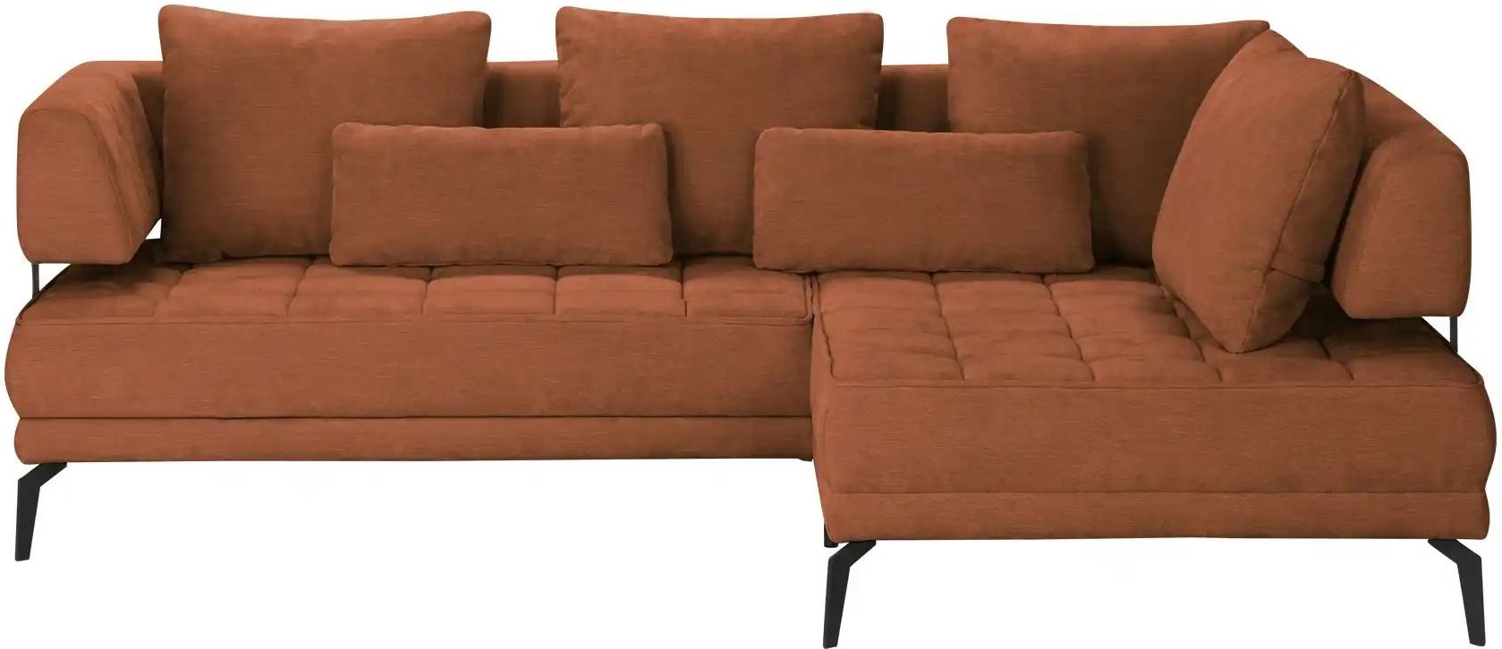 switch Ecksofa Giotto ¦ kupfer ¦ Maße (cm): B: 242 H: 85 T: 176.0 Polstermöbel > Sofas > Ecksofas - Höffner