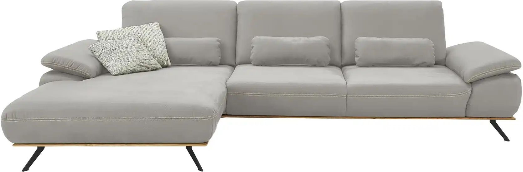 meinSofa Ecksofa Fiona ¦ grau ¦ Maße (cm): B: 322 H: 89 T: 187.0 Polstermöbel > Sofas > Ecksofas - Höffner