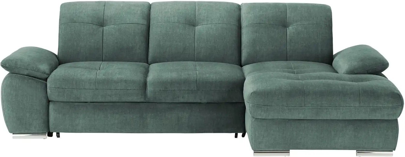 Ecksofa  Gladys ¦ türkis/petrol ¦ Maße (cm): B: 282 H: 103 T: 197.0 Polstermöbel > Sofas > 3-Sitzer - Höffner