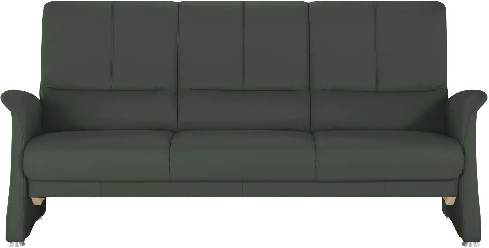 himolla Vorziehsofa aus Echtleder 6001 ¦ grün ¦ Maße (cm): B: 210 H: 102 T: 86.0 Polstermöbel > Sofas > 3-Sitzer - Höffn...