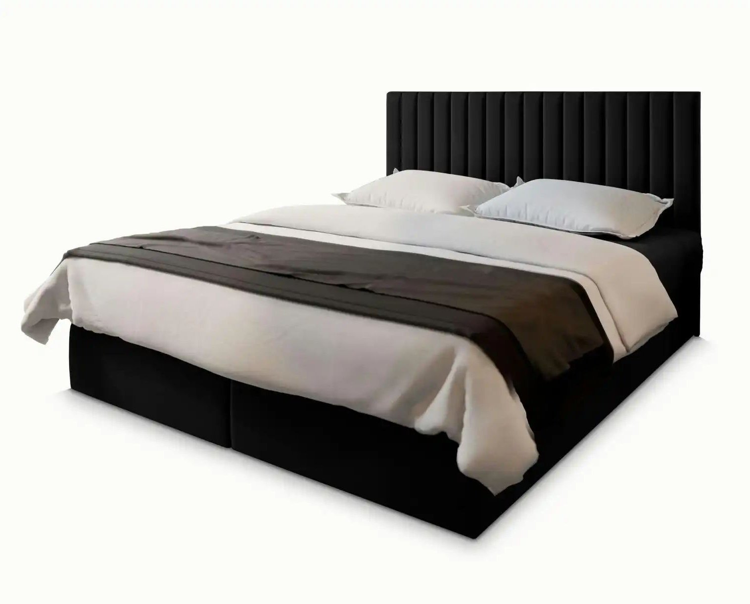 MASSENO Boxbett mit Bettkasten Bresel ¦ schwarz ¦ Maße (cm): B: 160 H: 98 Betten > Polsterbetten - Höffner