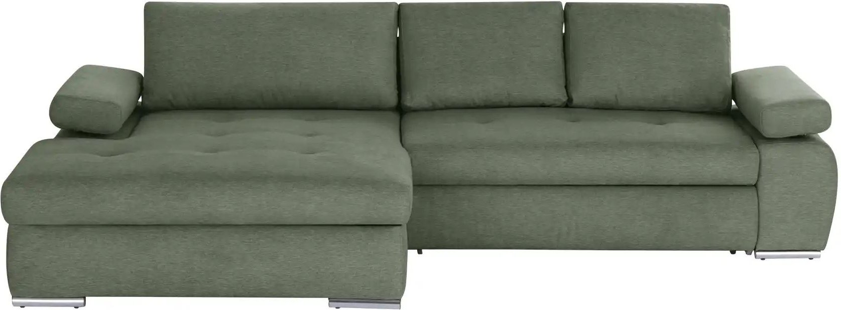 smart Ecksofa  Ibby ¦ grün ¦ Maße (cm): B: 294 H: 73 T: 173.0 Polstermöbel > Sofas > 3-Sitzer - Höffner