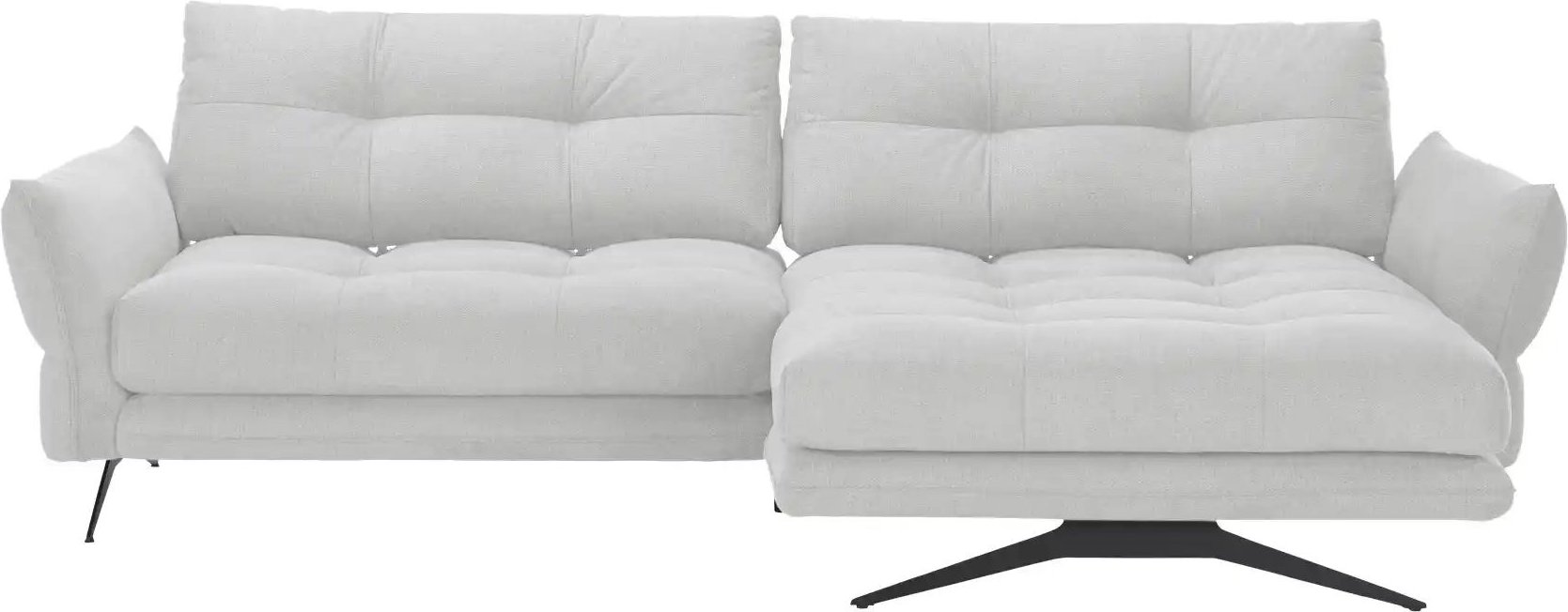 switch Ecksofa mit Sitztiefenverstellung Roda ¦ grau ¦ Maße (cm): B: 280 H: 87 T: 177.0 Polstermöbel > Sofas > Ecksofas ...