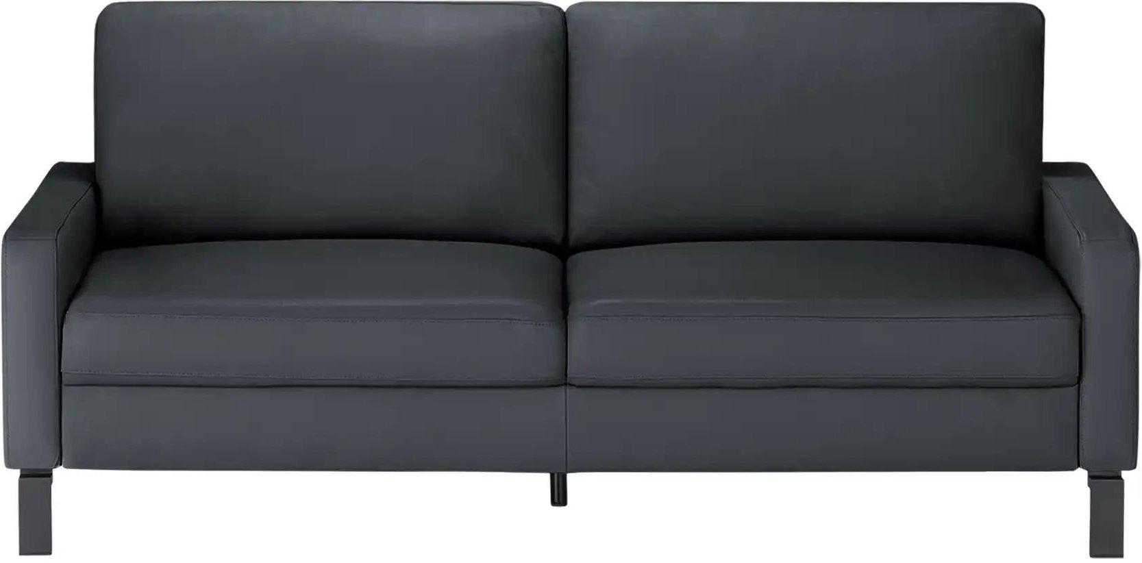 Max Schelling Ledersofa mit Winkelfüßen Maximum ¦ blau ¦ Maße (cm): B: 164 H: 86 T: 97.0 Polstermöbel > Sofas > 2-Sitzer...