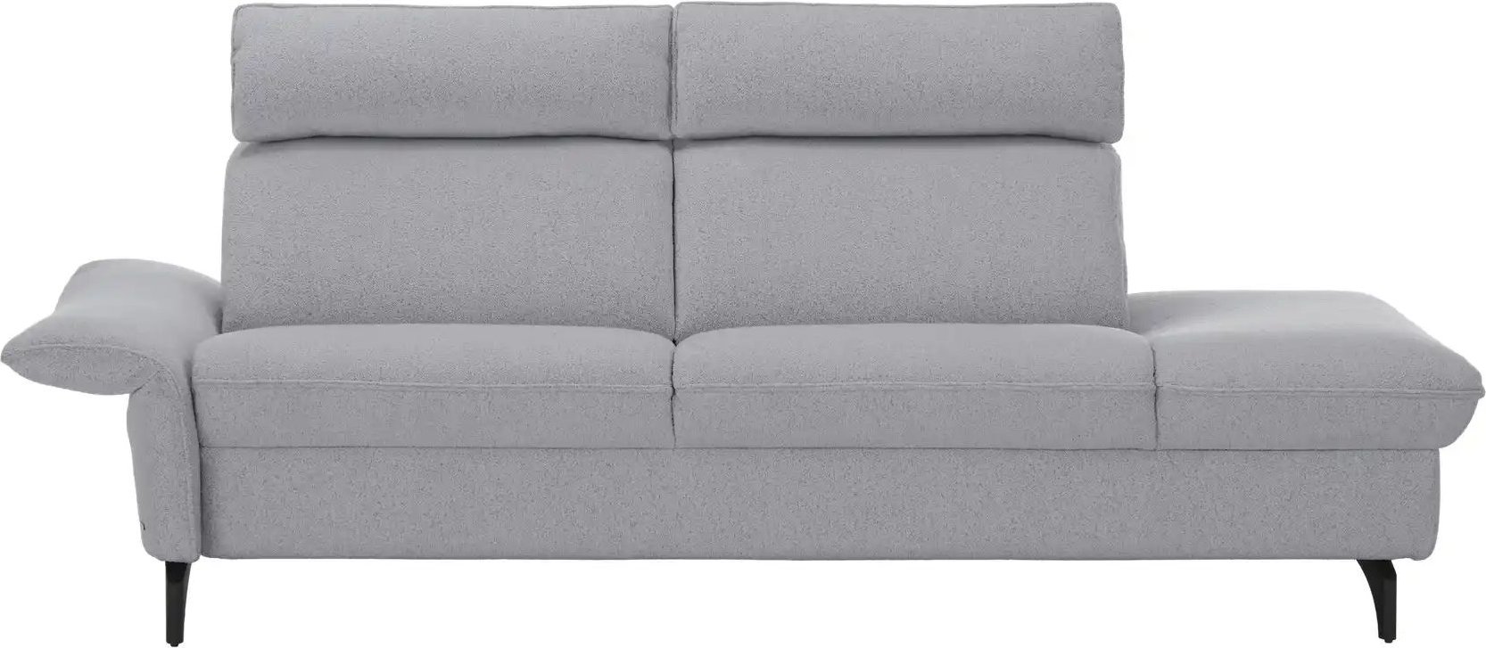 himolla Recamiére 1926 ¦ grau ¦ Maße (cm): B: 233 H: 106 T: 117.0 Polstermöbel > Ottomanen & Recamiere - Höffner