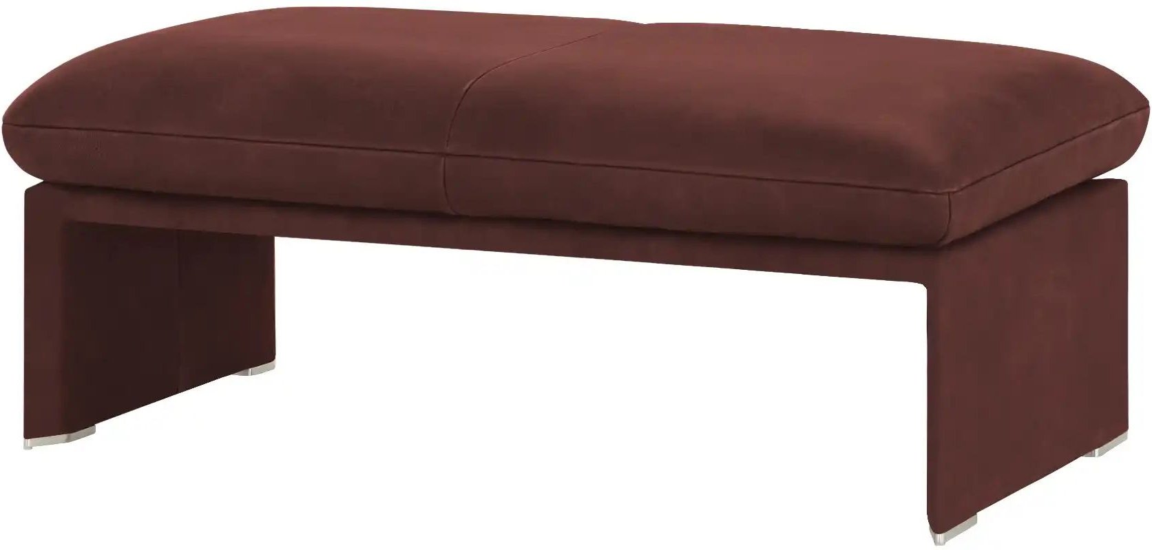 KOINOR Hockerbank Humfrey ¦ rot ¦ Maße (cm): B: 120 H: 43 T: 60.0 Polstermöbel > Hocker - Höffner