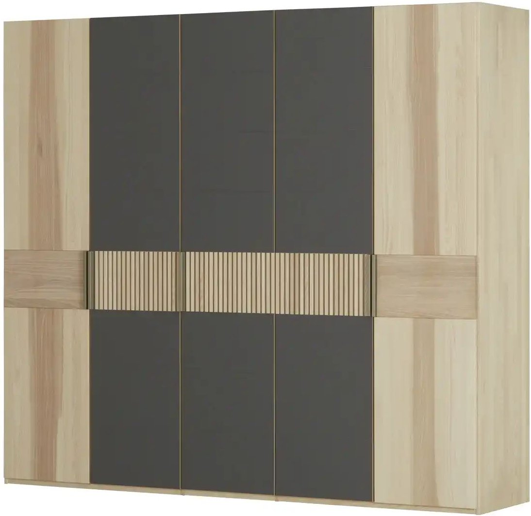 Drehtürenschrank Kiruna ¦ braun ¦ Maße (cm): B: 249,6 H: 224,8 T: 57.0 Schränke > Kleiderschränke > Drehtürenschränke -...