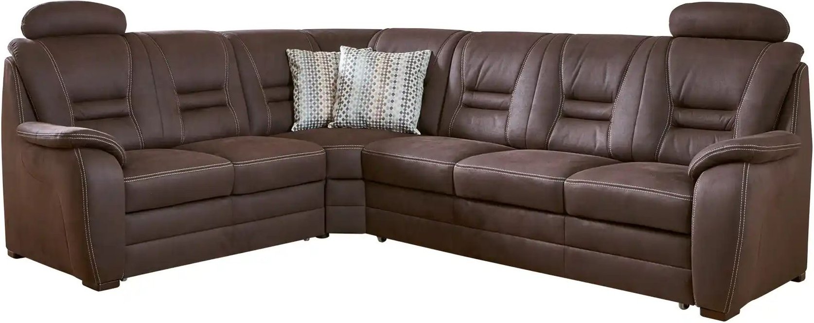 meinSofa Ecksofa Franka ¦ braun ¦ Maße (cm): B: 286 H: 96 T: 234.0 Polstermöbel > Sofas > Ecksofas - Höffner