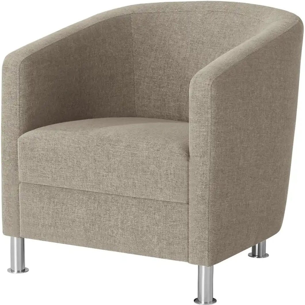 Sessel aus Flachgewebe Koblenz ¦ grau ¦ Maße (cm): B: 69 H: 75 T: 76.0 Polstermöbel > Sessel > Fernsehsessel - Höffner