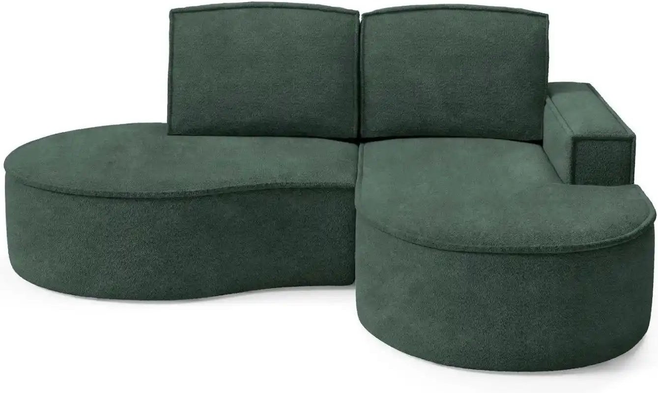 Ecksofa Flow ¦ grün ¦ Maße (cm): B: 210 H: 88 Polstermöbel > Sofas > Ecksofas - Höffner