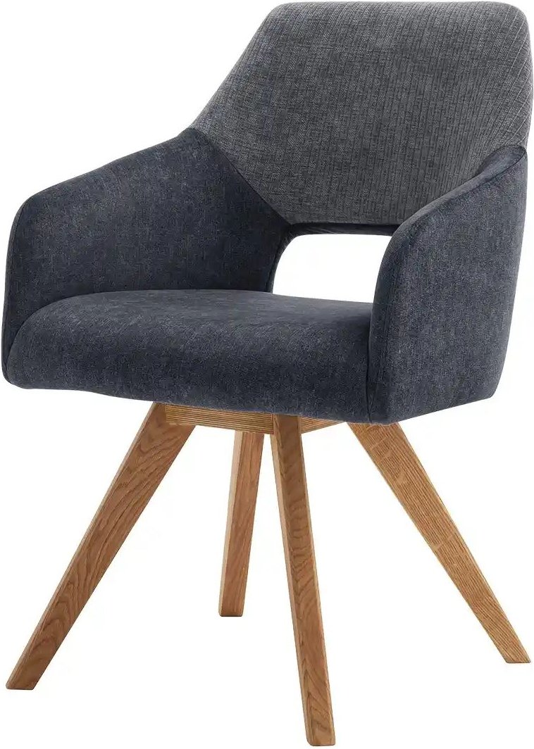 Woodford Armlehnstuhl Moderna ¦ grau ¦ Maße (cm): B: 57 H: 84 T: 59.0 Stühle > Esszimmerstühle > Esszimmerstühle mit Ar...