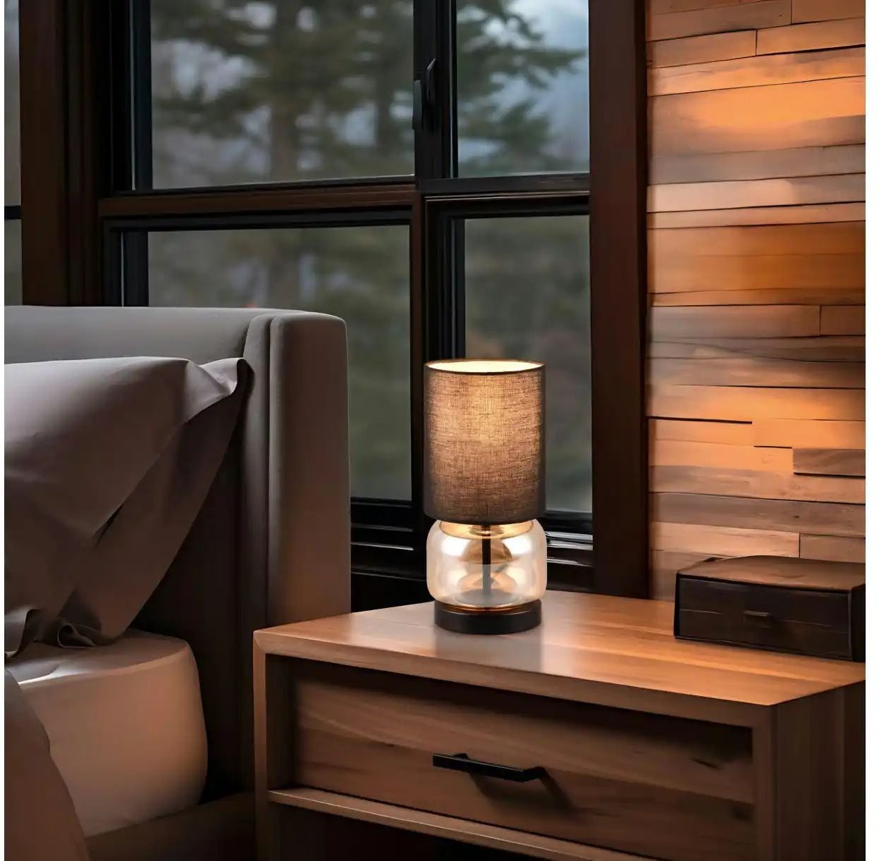 Thumbnail - Trio Tischleuchte ¦ schwarz ¦ Maße (cm): H: 28,5 Ø: 13.5 Lampen & Leuchten > Tischlampen - Höffner