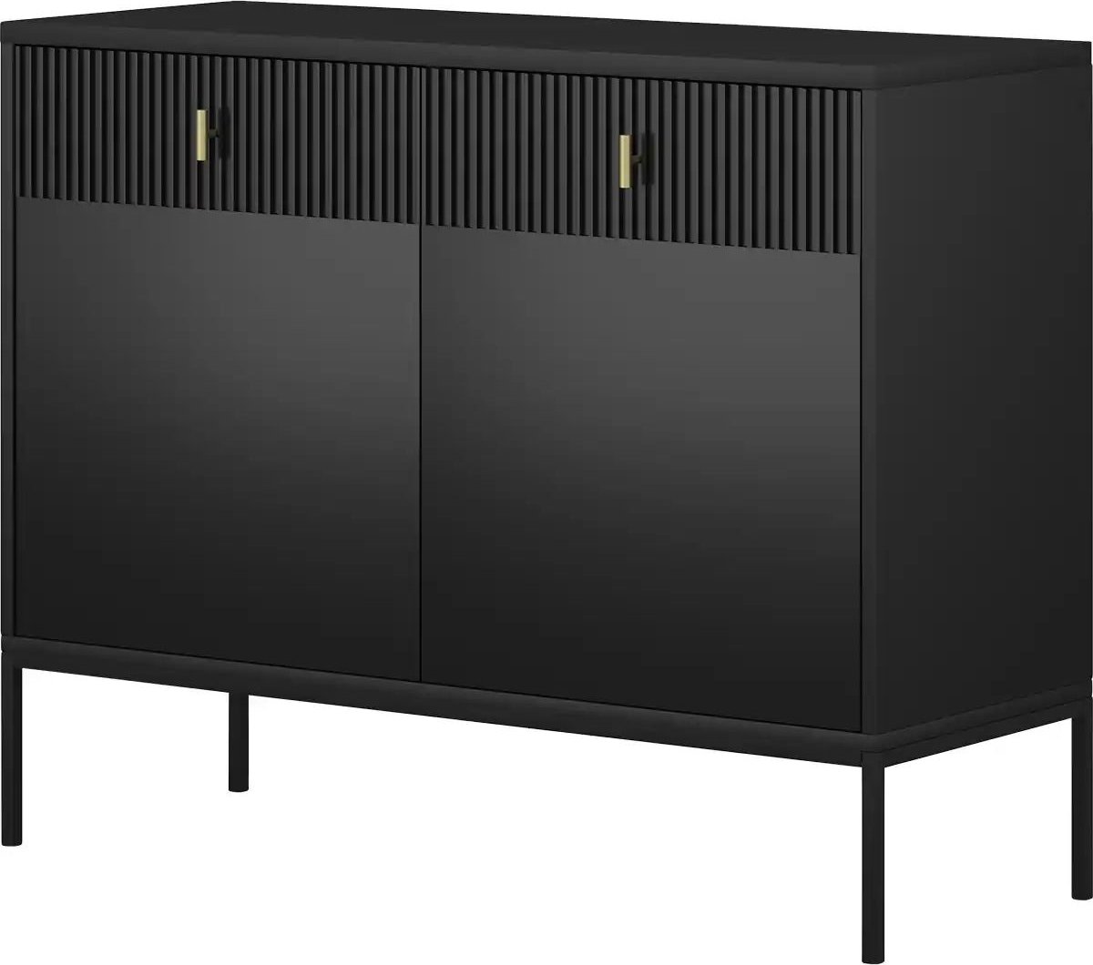 Thumbnail - Kommode Maglione ¦ schwarz ¦ Maße (cm): B: 104,2 H: 82,6 T: 39.0 Kommoden & Sideboards > Kommoden - Höffner