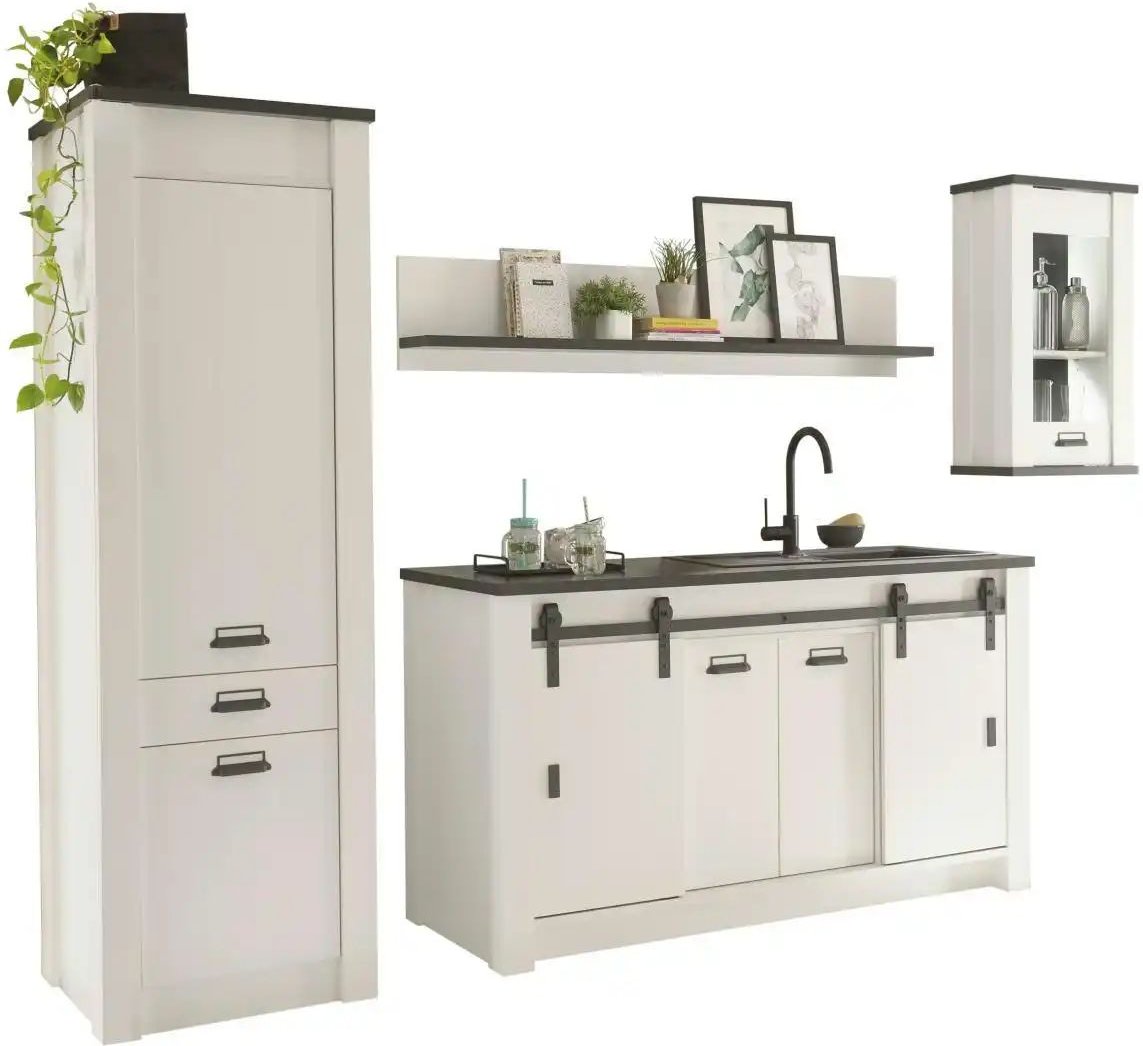 Kombi 1YYAK8 ¦ weiß ¦ Maße (cm): B: 161 H: 93 Küchen-online > Küchenblöcke ohne E-Geräte - Höffner