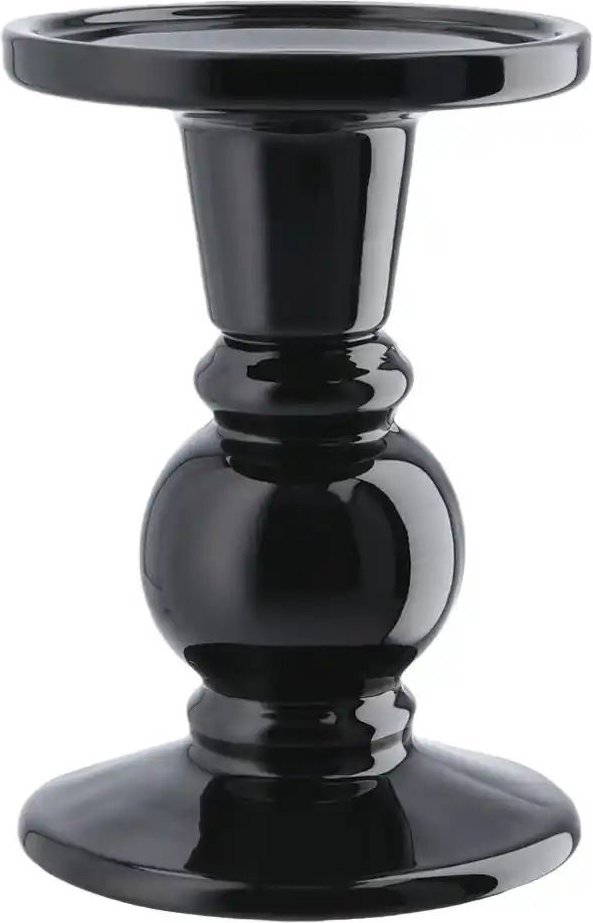 Peill+Putzler Kerzenhalter   ¦ schwarz ¦ Glas ¦ Maße (cm): H: 12,5  Ø: 9 Accessoires > Kerzen & Kerzenständer > Kerzenst...