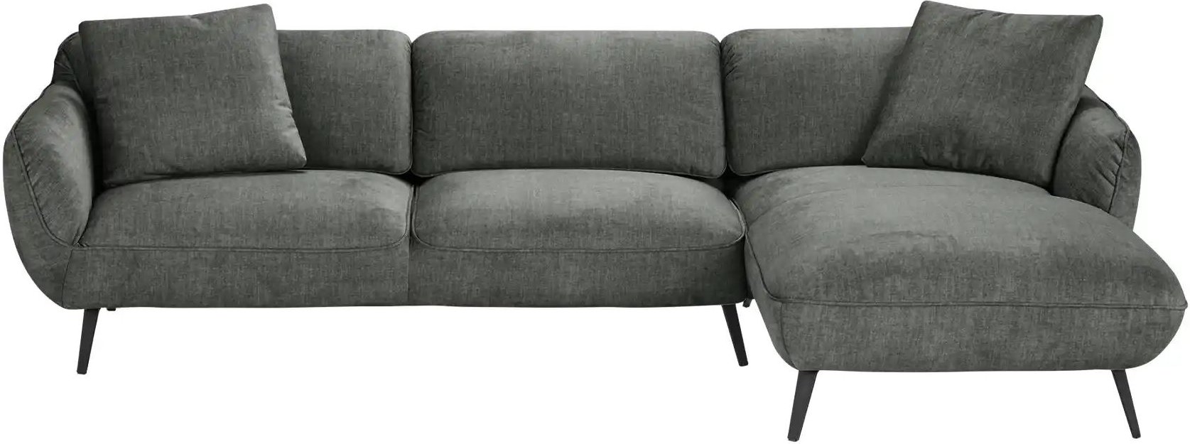 pop Ecksofa Ventus ¦ grau ¦ Maße (cm): B: 281 H: 111 T: 174.0 Polstermöbel > Sofas > 3-Sitzer - Höffner
