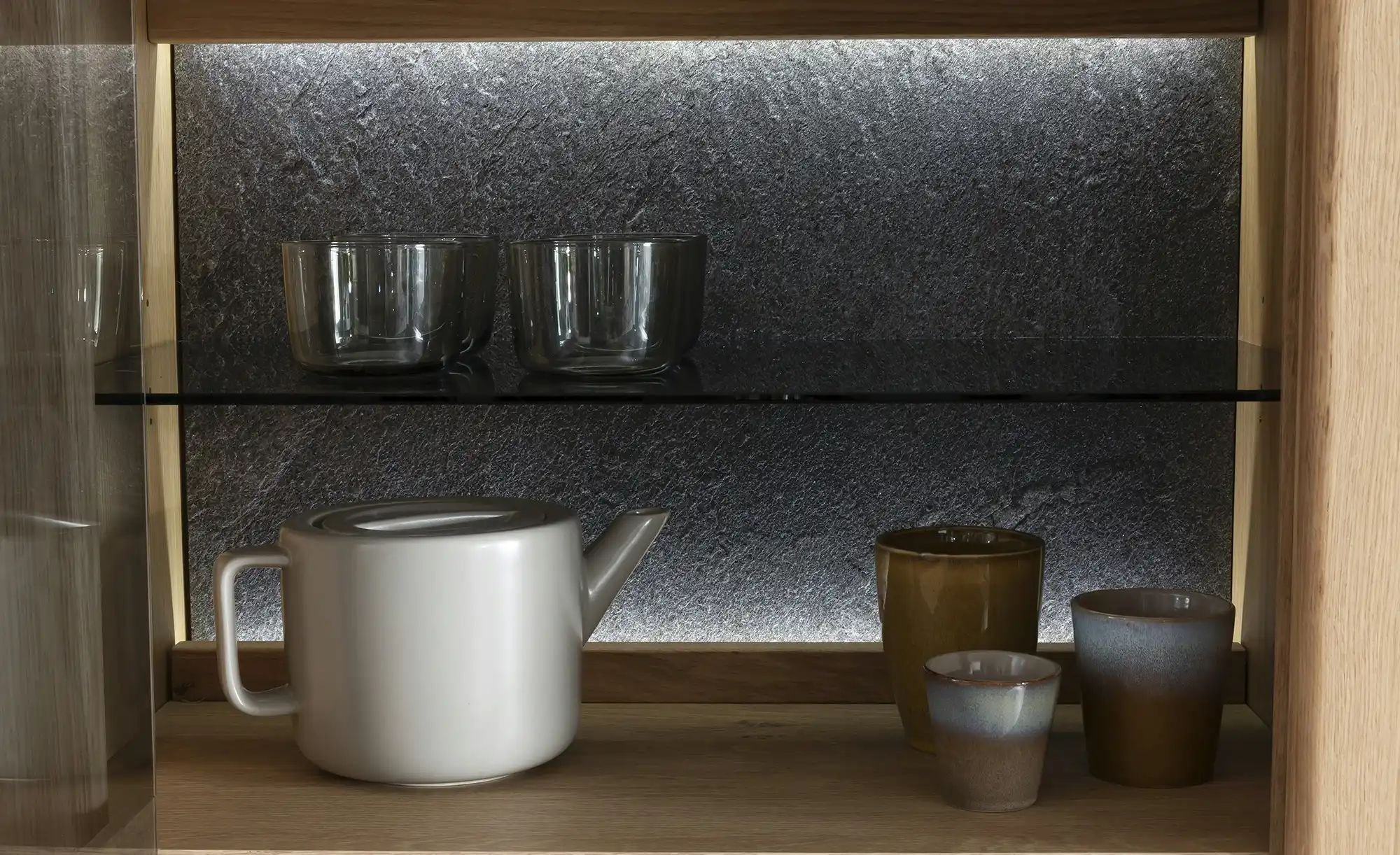 Woodford LED-Beleuchtung Azzurro ¦ schwarz Lampen & Leuchten > Möbelleuchten - Höffner