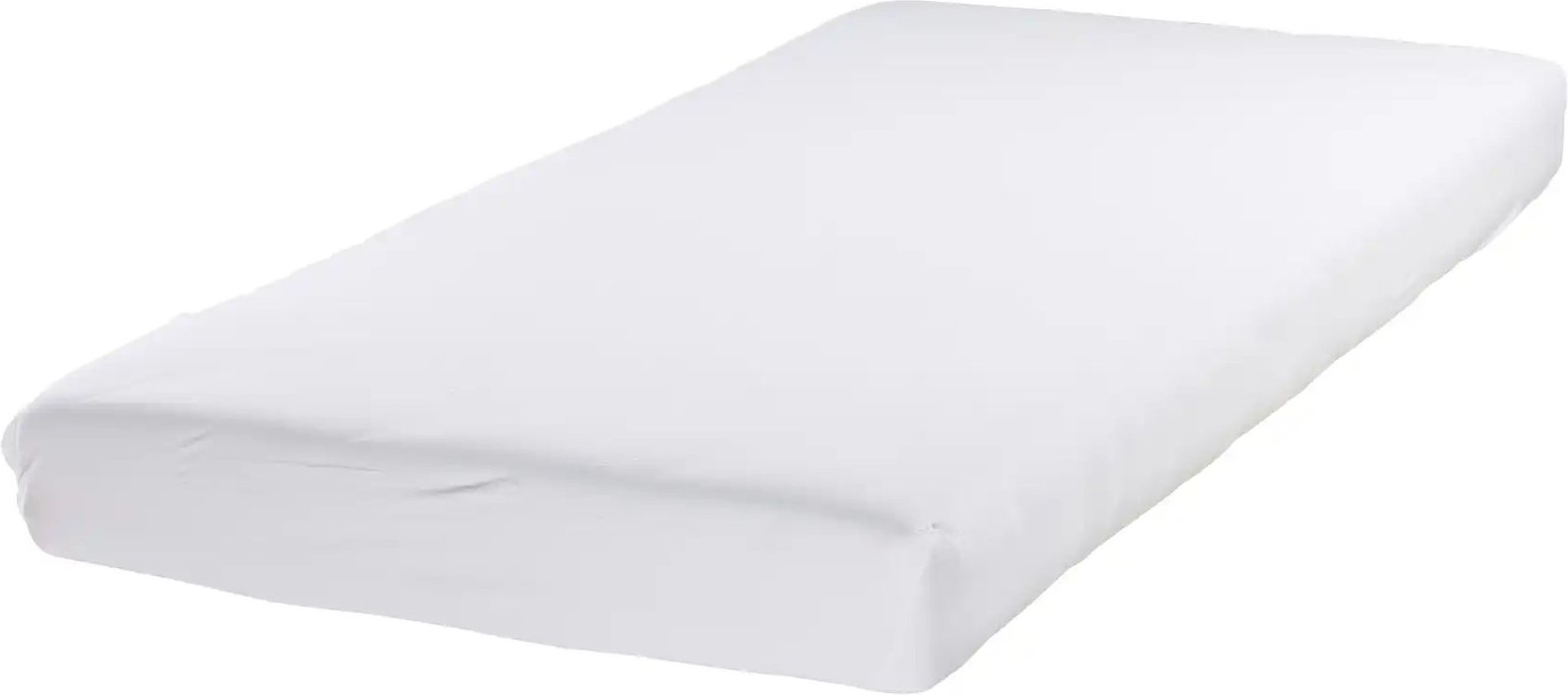 Thumbnail - como Feinjersey-Spannbettlaken 2010 ¦ weiß ¦ Maße (cm): B: 140 Bettwaren > Bettlaken - Höffner