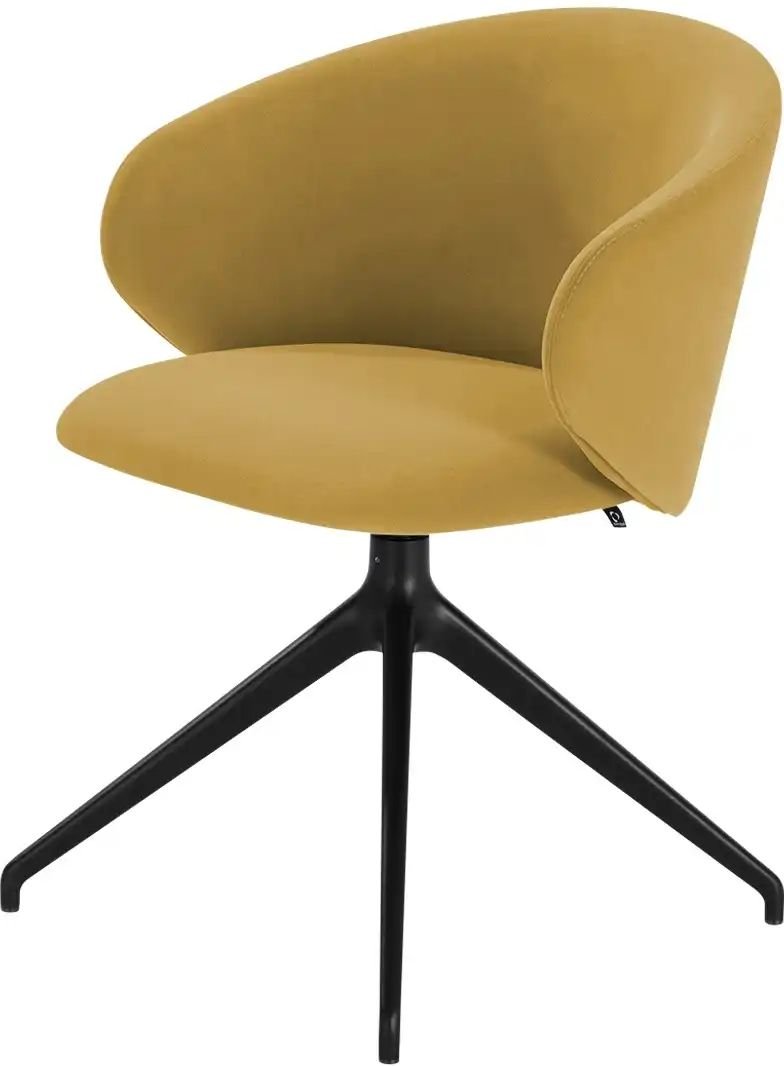 Connubia Polsterstuhl drehbar Tuka ¦ gelb ¦ Maße (cm): B: 56,5 H: 78 T: 59.0 Stühle > Esszimmerstühle > Esszimmerstühle ...