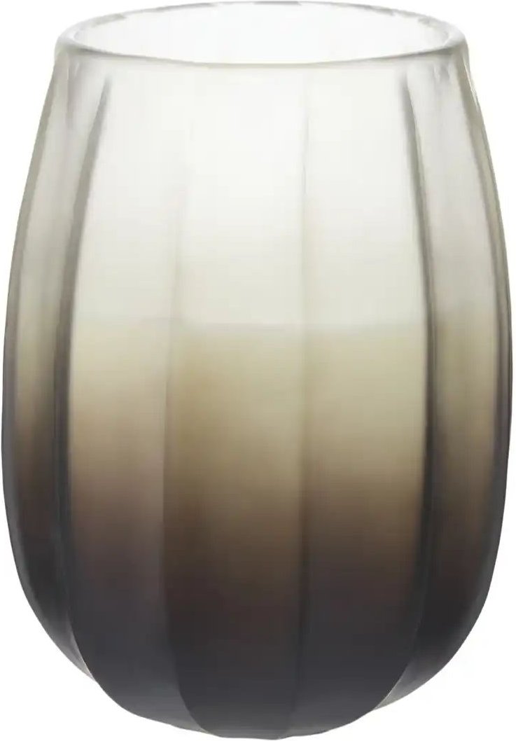 Kerze im Glas ¦ grau ¦ Paraffin,Glas ¦ Maße (cm): H: 20,32 Ø: 16.51 Accessoires > Kerzen & Kerzenständer - Höffner